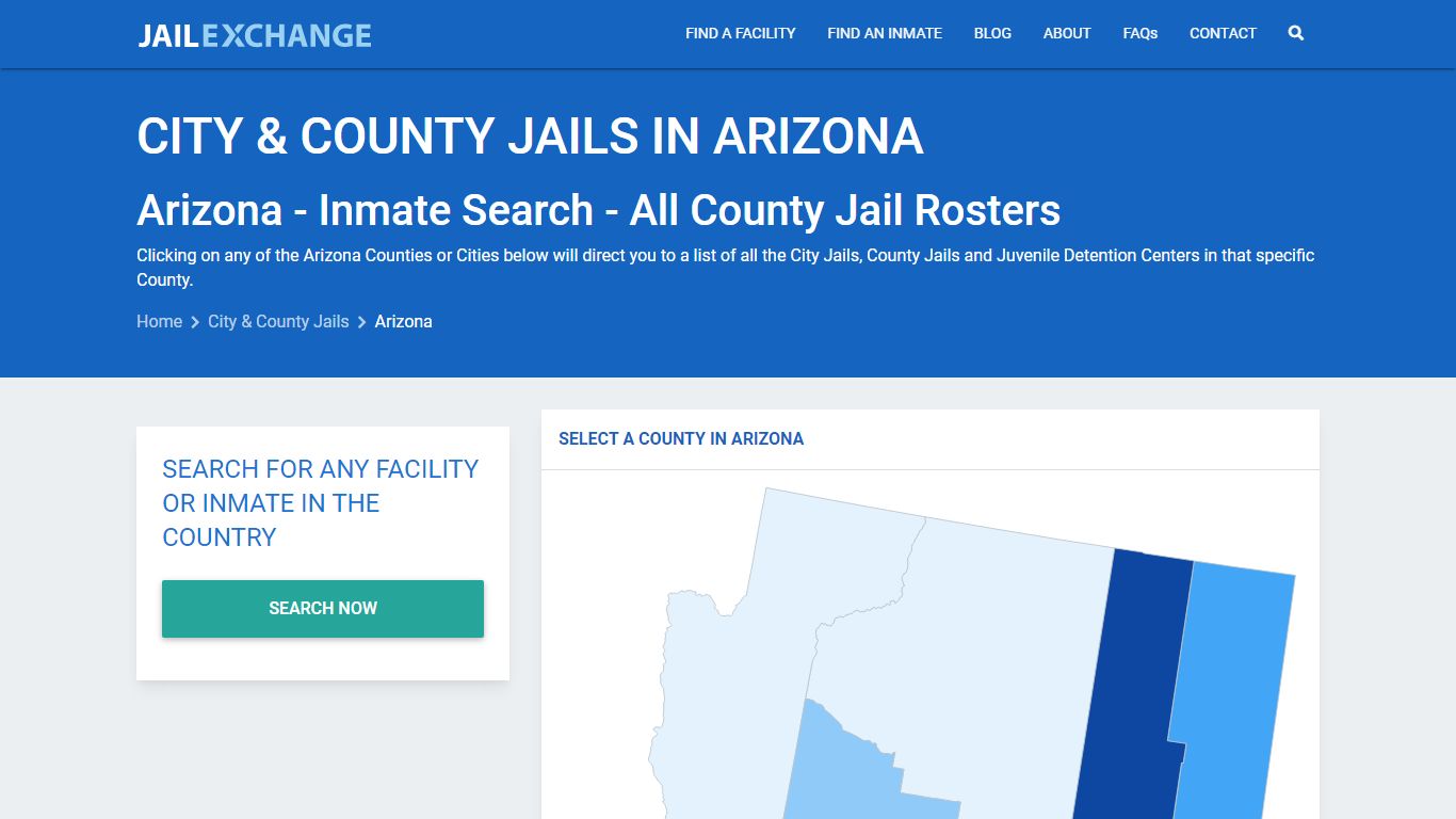 Inmate Search - Arizona County Jails | Jail Exchange